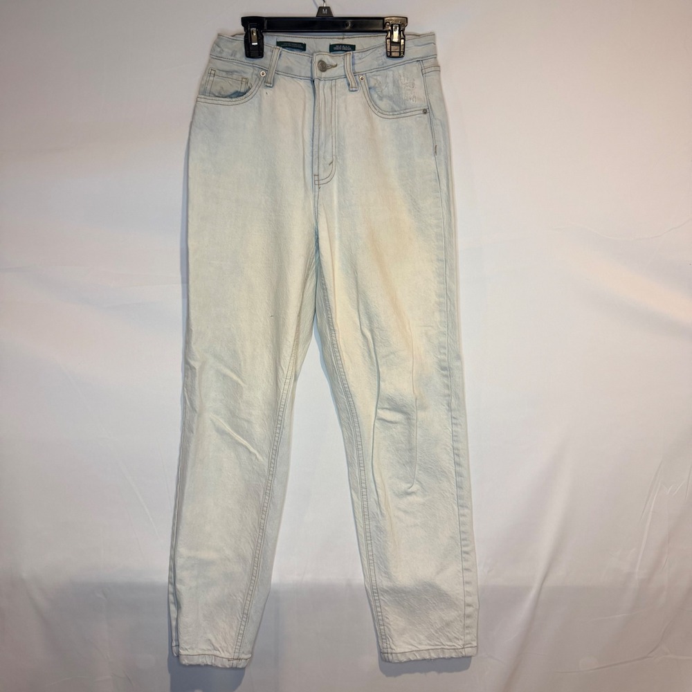 Wild Fable Womens High-Rise Tapered Jeans Light Acid Wash Blue Size 2